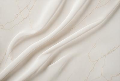 The primary subject of the image is a white marble wall with a pattern of wrinkles and folds. The setting is a room with a white marble surface, which gives the room a clean and elegant appearance. The visual style of the image is a close-up of the marble wall, showcasing its unique texture and pattern. The colors and mood of the image are predominantly white, giving it a calm and serene atmosphere.