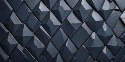 The primary subject of the image is a black and white patterned wall. The setting is a dark room, and the visual style is a close-up of the patterned wall. The dominant colors are black and white, creating a moody atmosphere.