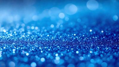 The primary subject of the image is a blue background with a pattern of blue and white sparkles. The setting is a dark blue surface, and the visual style appears to be a digital art or illustration. The dominant colors are blue and white, creating a calm and serene atmosphere.