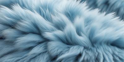The primary subject of the image is a blue, furry object that appears to be a piece of clothing or a decorative item. The setting is a blue background, which complements the blue furry object. The visual style of the image is a close-up of the furry object, showcasing its texture and details. The colors and mood of the image are predominantly blue, creating a calm and serene atmosphere.
