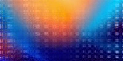 The primary subject of the image is a blue background with a pattern of dots. The setting is a brightly colored, abstract background that creates a vibrant and lively atmosphere. The visual style is a combination of digital art and illustration, with the dots creating a unique texture. The colors and mood of the image are predominantly blue, with a touch of orange, giving it a cool and modern feel.