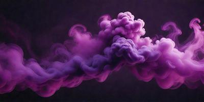 The primary subject of the image is a purple cloud, which is the main object, scene, or focus of the image. The setting or background is a dark purple background, which adds to the overall atmosphere. The visual style of the image is a digital art or illustration, as it is a purple cloud with a purple background. The colors and mood of the image are dominated by purple, creating a moody and dramatic atmosphere.