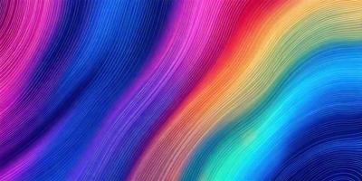 The primary subject of the image is a colorful, swirling pattern that appears to be a digital art or illustration. The setting is a blue background, which contrasts with the vibrant colors of the swirling pattern. The visual style is a mix of digital art and illustration, creating a dynamic and eye-catching scene. The dominant colors are blue, purple, orange, and pink, which together create a lively and energetic atmosphere.