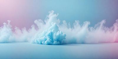 The primary subject of the image is a large, blue, foamy wave. The wave is the main focus of the image, and it is set against a blue background. The visual style of the image is a digital art or illustration, with the wave being depicted in a detailed and realistic manner. The dominant colors in the image are blue and white, creating a calm and serene atmosphere.