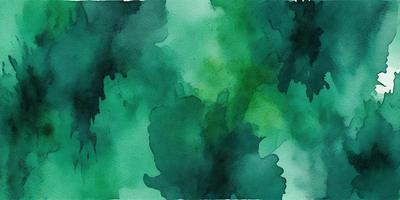 The primary subject of the image is a green plant with a watercolor-like appearance. The setting is a green background, which adds to the overall atmosphere of the scene. The visual style is a combination of a photo and a watercolor painting, creating a unique and artistic representation of the plant. The colors and mood of the image are predominantly green, giving it a fresh and lively feel.