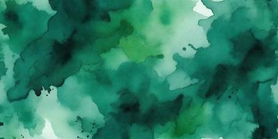 The primary subject of the image is a close-up of a green, watercolor-like painting. The setting is a watercolor painting, and the visual style is a watercolor painting. The dominant colors in the painting are green, and the overall atmosphere is lively and vibrant.