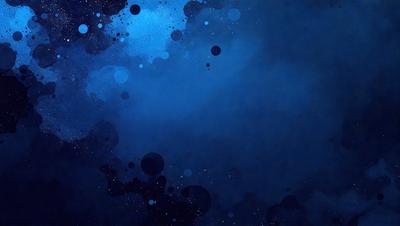 The primary subject of the image is a blue background with a few white dots scattered throughout. The setting appears to be a space or an abstract environment. The visual style is a combination of digital art and illustration, creating a unique and artistic appearance. The dominant colors are blue and white, with the blue background and the white dots creating a sense of depth and contrast. The overall atmosphere of the image is calm and serene, with the blue background and white dots evoking a sense of tranquility and beauty.