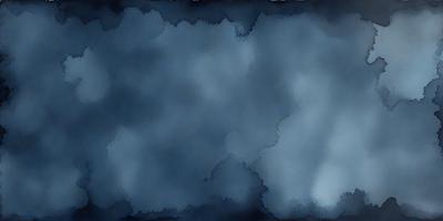 The primary subject of the image is a cloudy sky. The setting is a dark blue background, which creates a moody atmosphere. The visual style is a combination of a photo and a drawing, giving the image a unique and artistic appearance. The colors and mood are predominantly dark and dramatic, with the blue sky and clouds creating a sense of depth and mystery.