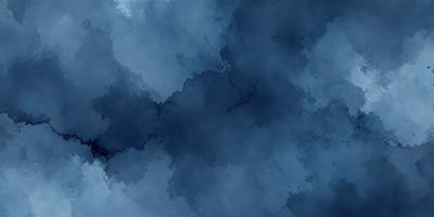 The primary subject of the image is a cloudy blue sky. The setting is a cloudy sky with a blue background. The visual style is a painting or drawing, giving the image a more artistic and creative appearance. The colors and mood are predominantly blue, creating a calm and serene atmosphere.