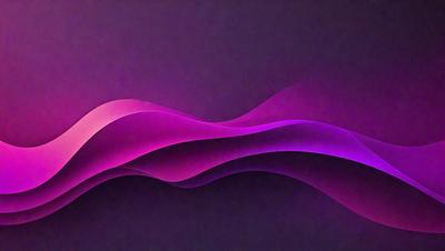 The primary subject of the image is a purple wave, which is the main focus of the scene. The wave is depicted in a digital art style, giving it a unique and visually appealing appearance. The setting is a dark background, which contrasts with the vibrant purple wave, creating a striking visual effect. The overall atmosphere of the image is one of beauty and artistic expression.