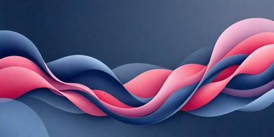 The primary subject of the image is a blue and pink swirl, which appears to be a digital art or illustration. The setting is a blue background, and the visual style suggests that it is a digital creation. The dominant colors in the image are blue and pink, creating a vibrant and lively atmosphere.