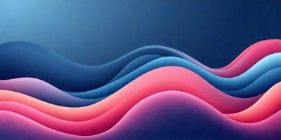 The primary subject of the image is a blue and pink ocean wave. The setting is a blue background, which creates a contrasting and visually appealing scene. The visual style is a digital art or illustration, as the wave is depicted in a detailed and artistic manner. The dominant colors are blue and pink, which evoke a sense of calmness and tranquility.