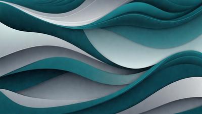 The primary subject of the image is a blue and white wave pattern. The setting is a blue and white background, which creates a visually striking contrast with the wave pattern. The visual style is a combination of digital art and illustration, giving the image a modern and artistic appearance. The dominant colors are blue and white, creating a calm and soothing atmosphere.