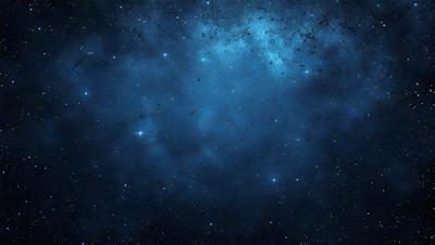 The primary subject of the image is the night sky, which is filled with stars. The setting is a dark, star-filled sky, and the visual style is a photo. The colors and mood of the image are predominantly dark and serene, with the stars providing a sense of depth and beauty.