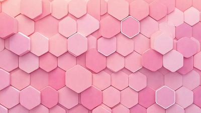 The primary subject of the image is a pink and white patterned wallpaper. The setting is a room with a pink and white wallpapered wall. The visual style is a close-up of the wallpaper, showcasing the intricate design. The dominant colors are pink and white, creating a warm and inviting atmosphere.