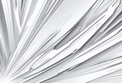 The primary subject of the image is a white, abstract, and geometric design. The setting is a white background, which provides a clean and minimalist appearance. The visual style is a combination of digital art and illustration, creating a unique and artistic representation. The colors and mood are predominantly white, giving the image a clean, modern, and sophisticated feel.