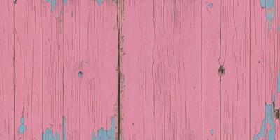 The primary subject of the image is a wooden wall with a pinkish hue. The setting is a room with a wooden surface, and the visual style appears to be a combination of a photo and a drawing. The colors and mood of the image are predominantly pink, creating a warm and inviting atmosphere.