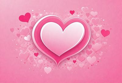 The primary subject of the image is a pink heart, which is the main object, scene, or focus of the image. The setting/background features a pink background, which adds to the overall atmosphere. The visual style of the image is digital art, as it is a digital illustration of a heart. The colors and mood of the image are predominantly pink, creating a warm and loving atmosphere.
