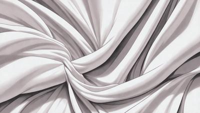 The primary subject of the image is a white sheet of fabric, which is the main object, scene, or focus of the image. The setting or background is a white sheet of fabric, and the visual style is a drawing or illustration. The colors and mood are predominantly white, giving the image a clean and simple appearance.