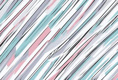 The primary subject of the image is a colorful, abstract design featuring a mix of pink, blue, and white colors. The setting is a white and blue background, which contrasts with the vibrant colors of the design. The visual style is a combination of digital art and illustration, creating a unique and eye-catching pattern. The overall atmosphere is lively and energetic, with the colors and design elements working together to create a dynamic and engaging image.