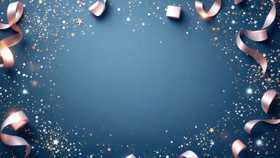 The primary subject of the image is a blue background with a star pattern. The setting is a dark blue surface, and the visual style appears to be a combination of photo and digital art. The colors and mood of the image are predominantly dark and moody, with the star pattern adding a touch of brightness and interest.