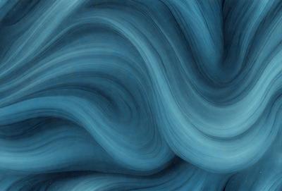 The primary subject of the image is a blue and white swirl pattern, which appears to be a digital art or illustration. The setting is a blue background, and the visual style is a combination of digital art and illustration. The dominant colors are blue and white, creating a calming and soothing atmosphere.