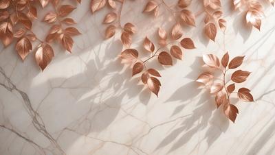 The primary subject of the image is a wall with a marble texture. The setting is a white wall, and the visual style is a photo. The colors and mood of the image are predominantly white, giving it a clean and minimalist appearance.