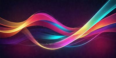 The primary subject of the image is a colorful, swirling pattern that resembles a rainbow. The setting is a dark background, which contrasts with the vibrant colors of the pattern. The visual style is a combination of digital art and illustration, creating a dynamic and eye-catching design. The colors and mood of the image are predominantly bright and cheerful, with the swirling pattern evoking a sense of movement and energy.