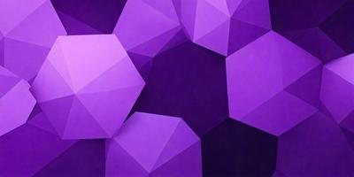 The primary subject of the image is a purple geometric pattern, which is the main focus of the image. The setting is a purple background, which complements the pattern. The visual style is a digital art or illustration, as the pattern is created using geometric shapes. The dominant colors are purple and black, giving the image a modern and sophisticated atmosphere.