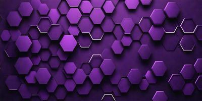 The primary subject of the image is a purple wall with a geometric pattern. The setting is a room with a purple wall, and the visual style is a patterned wall. The dominant colors are purple and white, creating a calm and soothing atmosphere.