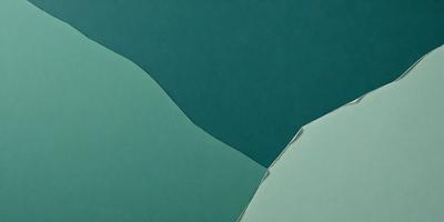 The primary subject of the image is a green mountain. The setting is a blue sky, and the visual style is a digital art or illustration. The dominant colors are green and blue, creating a serene and natural atmosphere.