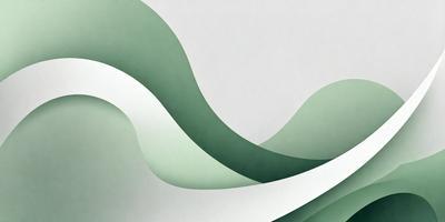 The primary subject of the image is a large, curved, and colorful design, which appears to be a digital art or illustration. The setting is a white background, which provides a clean and minimalist appearance. The visual style is modern and creative, with the design resembling a mountain or a wave. The colors and mood of the image are vibrant and dynamic, with the design featuring a mix of green, white, and possibly other colors.