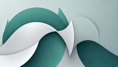 The primary subject of the image is a white and blue geometric design, which appears to be a paper cutout or a digital artwork. The setting is a white background, which provides a clean and minimalist appearance. The visual style is a combination of digital art and paper cutout, creating a unique and artistic representation. The colors and mood of the image are predominantly white and blue, giving it a calm and serene atmosphere.