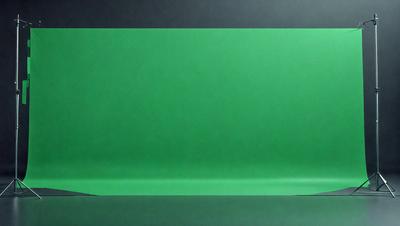 The primary subject of the image is a green background, which is the main object, scene, or focus of the image. The setting/background is a dark room, and the visual style is a photo. The colors and mood of the image are predominantly green, creating a calm and soothing atmosphere.