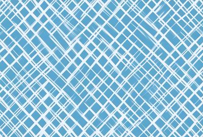 The primary subject of the image is a blue and white checkered pattern. The setting is a blue background, and the visual style appears to be a digital art or illustration. The dominant colors are blue and white, creating a calm and soothing atmosphere.