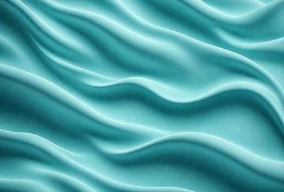 The primary subject of the image is a blue wave pattern, which is the main object, scene, or focus of the image. The setting or background is a blue surface, which could be a wall, fabric, or other material. The visual style of the image is a digital art or illustration, as it is a well-crafted and detailed representation of the blue wave pattern. The dominant colors in the image are blue and turquoise, creating a calm and soothing atmosphere.