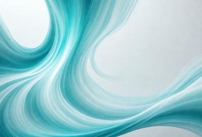 The primary subject of the image is a blue and white swirl, which appears to be a digital art or illustration. The setting is a white background, which provides a clean and minimalist appearance. The visual style is modern and artistic, with the swirl being the main focus of the image. The colors and mood are predominantly blue and white, creating a sense of calmness and tranquility.