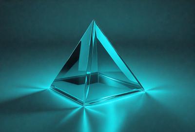 The primary subject of the image is a blue, clear, and shiny crystal, which is the main object, scene, or focus of the image. The setting or background is a dark blue surface, which provides a contrasting backdrop for the crystal. The visual style of the image is a close-up of the crystal, showcasing its unique and intricate structure. The colors and mood of the image are predominantly blue, creating a sense of depth and tranquility.