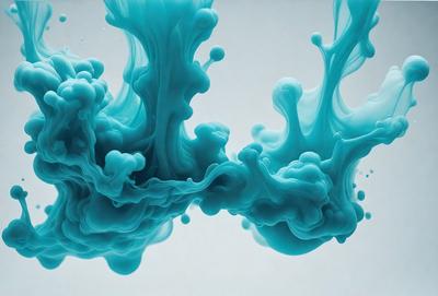 The primary subject of the image is a blue and white swirl, which appears to be a digital art or illustration. The setting is a white background, and the visual style is modern and creative. The dominant colors in the image are blue and white, creating a sense of movement and fluidity. The overall atmosphere of the image is dynamic and visually appealing.
