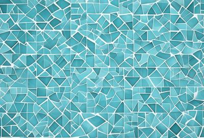 The primary subject of the image is a blue and white patterned wall. The setting is a room with a blue and white tiled wall, which creates a visually appealing and cohesive atmosphere. The visual style of the image is a combination of digital art and illustration, as the blue and white pattern is intricately designed and well-executed. The colors and mood of the image are predominantly blue and white, giving it a clean, fresh, and modern feel.