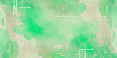 The primary subject of the image is a green background with a pattern of green and white squares. The setting appears to be a painting or a digital artwork, as the colors and mood are vibrant and lively. The visual style is a mix of digital art and painting, creating a unique and artistic appearance.
