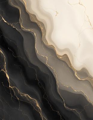 The primary subject of the image is a black and white marble pattern. The setting is a wall with a black and white marble pattern. The visual style is a photo of the marble pattern. The dominant colors are black and white, creating a classic and elegant atmosphere.