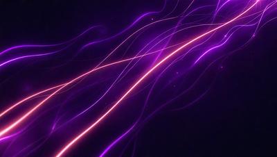 The primary subject of the image is a purple light streak or purple lightning, which is the main focus of the image. The setting is a dark background, which contrasts with the purple light streak. The visual style appears to be a digital art or illustration, as the purple light streak is depicted in a unique and artistic manner. The colors and mood of the image are predominantly purple, creating a sense of mystery and intrigue.
