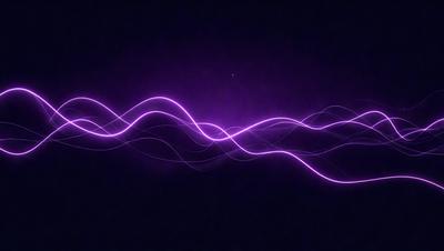 The primary subject of the image is a purple lightning bolt, which is the main object, scene, or focus of the image. The setting or background is a dark blue sky, which creates a contrasting and dramatic atmosphere. The visual style of the image is a digital art or illustration, as it is a purple lightning bolt with a distinctive and artistic appearance. The colors and mood of the image are predominantly purple and dark blue, giving it a bold and striking appearance.
