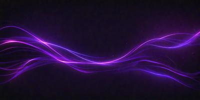 The primary subject of the image is a purple light or wave, which appears to be a digital art or illustration. The setting is a dark background, which contrasts with the purple light. The visual style suggests that the image is a creative and artistic representation of the purple light. The colors and mood of the image are predominantly purple, giving it a unique and captivating appearance.