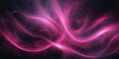 The primary subject of the image is a pink swirl, which appears to be a digital art or illustration. The setting is a dark background, which contrasts with the bright pink swirl. The visual style suggests that the image is a creative and artistic representation of the swirl. The colors and mood of the image are predominantly pink, giving it a warm and vibrant atmosphere.