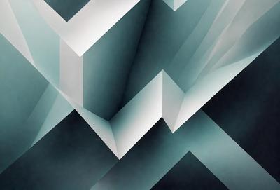 The primary subject of the image is a geometric pattern, which is a digital art piece. The setting is a black and white background, creating a contrasting and artistic visual style. The colors and mood of the image are predominantly black and white, giving it a classic and timeless appearance.