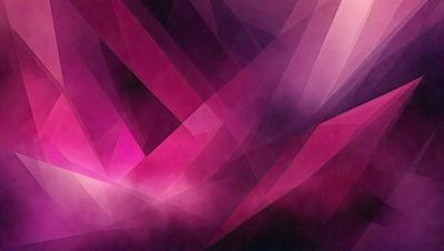 The primary subject of the image is a purple and pink geometric pattern. The setting is a dark background, which contrasts with the vibrant colors of the pattern. The visual style is a digital art or illustration, as the pattern appears to be a part of a larger design. The dominant colors are purple and pink, creating a warm and inviting atmosphere.