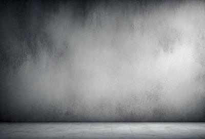 The primary subject of the image is a large, white wall. The setting is a room with a concrete wall, and the visual style is a photo. The colors and mood of the image are predominantly white, giving it a clean and minimalist appearance.
