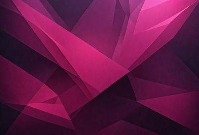 The primary subject of the image is a purple geometric pattern. The setting is a dark background, which contrasts with the bright purple pattern. The visual style is a combination of digital art and illustration, creating a unique and eye-catching design. The dominant colors are purple and black, giving the image a bold and striking appearance.